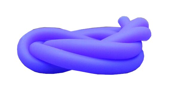 Silikonschlauch Blau Matt
