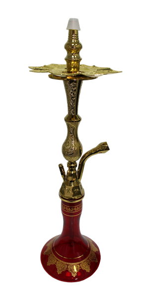 CRT Shisha Traditionell - Gold & Red