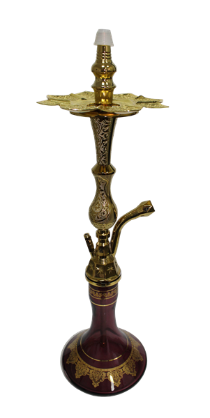 CRT Shisha Traditionell - Gold & Purple