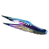 Aladin Kohlezange "Wing"Rainbow - 23cm